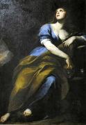 Andrea Vaccaro Penitent Mary Magdalene oil